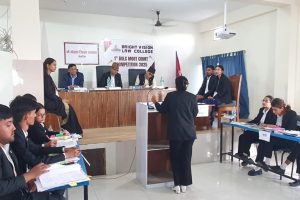 ब्राइट भिजन ल कलेजमा ‘नमूना अदालत’ प्रतियोगिता