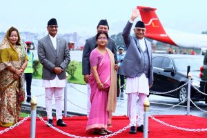 प्रधानमन्त्री ओली चीन प्रस्थान