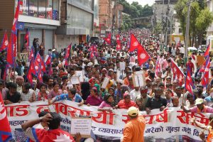 वालेन बिरूद्दको कवाडीको प्रदर्शनमा सुकुम्बासीको पनि साथ