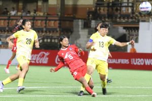 २० वर्षमुनिको महिला एशियन कप छनोटमा नेपाल र भूटानबीचको खेल बराबरीमा