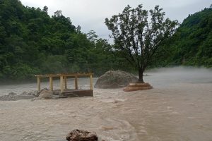 कालीगण्डकीको बहाब यस वर्षकै उच्च विन्दुमा, शालिग्राम शिला डुबानमा