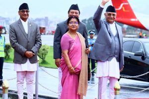 प्रधानमन्त्री ओली ‘एससिओ’ शिखर सम्मेलनमा भाग लिइ स्वदेश फर्कदै