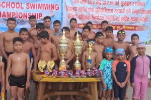 २१ स्वर्ण पदकसहित एभरेष्ट अन्तर विद्यालय पौडी प्रतियोगितामा प्रथम