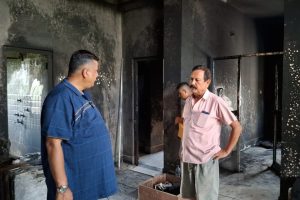 आगजनी र तोडफोड भएका संरचना हेरेर जब मेयर कोइराला भक्कानिए….
