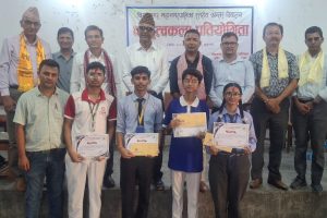 महानगरस्तरीय वक्तृत्वकलामा आदर्शकी रञ्जना प्रथम