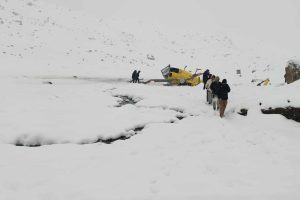 लुबुचेमा हेलिकप्टर दुर्घटना, पाइलटको उद्धार