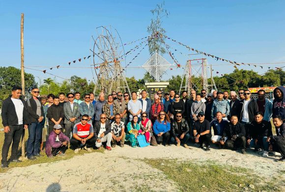 परिवारको सम्झानामा थक्लुङ परिवारद्वारा सिलाम साक्मा निर्माण