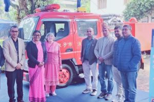 पाल्पाका दुई पालिकालाई जापान सरकारद्वारा अत्याधुनिक दमकल हस्तान्तरण