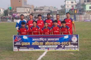 एनी प्रथम गछिया गोल्डकप–२०८२: जलथल फुटबल क्लबलाई टाइब्रेकरमा हराउदै गाईघाट युनाइटेड उदयपुर सेमिफाइनल प्रवेश