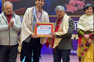 पत्रकार भोजराज थापा ‘राप्ती पत्रकारिता पुरस्कार- २०८२’ बाट सम्मानित