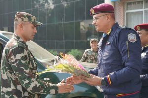 सैनिक कमाण्ड तथा स्टाफ कलेजका प्रशिक्षार्थी अधिकृतहरुको अवलोकन भ्रमण