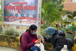 विराटनगरका ३४१ बालबालिकालाई ‘स्वर्ण विन्दु प्राशन’ खुवाइयो