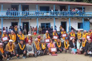 नागीका ८० वर्षमाथिका ३० ज्येष्ठ नागरिक सम्मानित