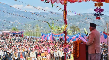 शान्ति, सुशासन र विकासको जनआकाङ्क्षा पूरा गर्न निर्वाचन सफल पारौंः राष्ट्रपति