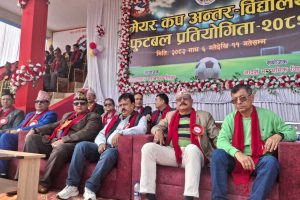 महानगरको आयोजनामा विद्यालयस्तरीय मेयर कप अण्डर–१६ फुटबल प्रतियोगिता सुरु