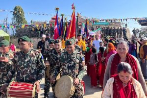 सेनाको अगुवाइमा उदयपुरगढी—चौदण्डीगढी पदयात्रा सञ्चालन