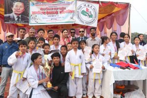 इन्द्रपुर बोर्डिङ स्कुललाई मोरङ आइटीएफ तेक्वान्दोको उपाधि