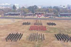 टुँडिखेलमा महाशिवरात्रि तथा सेना दिवसको पूर्वाभ्यास