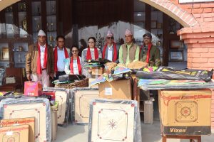 आदर्श माविको उदाहरणीय कार्य, पुरस्कारबापत प्राप्त रकमबाट ६ आधारभूत विद्यालयलाई खेल सामग्री सहयोग