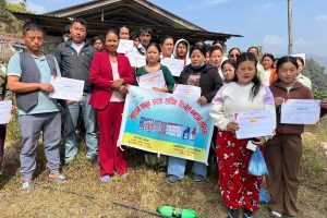 कोलबोटेमा तीन दिने घरेलु साबुन बनाउने तालिम सम्पन्न : स्थानीय स्रोतको उपयोग गर्दै आत्मनिर्भरतातर्फ पहाडी बस्ती