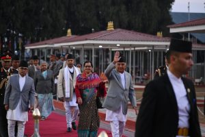 राष्ट्रपति जापानको औपचारिक भ्रमण सकेर स्वदेश फिर्ता