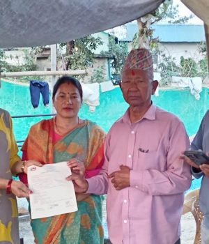 लमहीमा घरदैलोमै पुगेर व्यक्तिगत घटना दर्ता