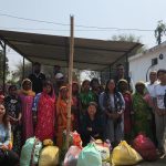 बुढीगंगाका आगलागी पीडित १२ परिवारलाई युवा संरक्षण मञ्चद्वारा खाद्यान्न वितरण