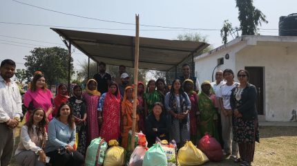 बुढीगंगाका आगलागी पीडित १२ परिवारलाई युवा संरक्षण मञ्चद्वारा खाद्यान्न वितरण