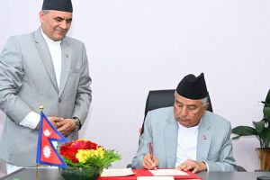 शान्तिपूर्ण निर्वाचन सम्पन्न भएकामा राष्ट्रपतिले गरे सन्तोष प्रकट