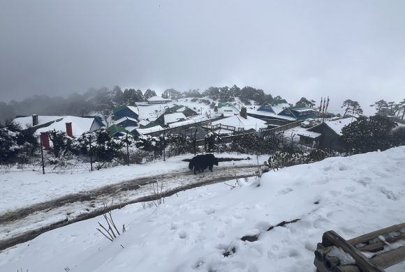 सन्दकपुरमा हिमपात