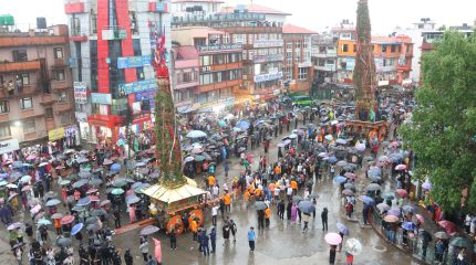 रातो मच्छिन्द्रनाथको रथ लगनखेल पुर्याइयो, नरिवल खसाल्ने जात्रा पर्सि