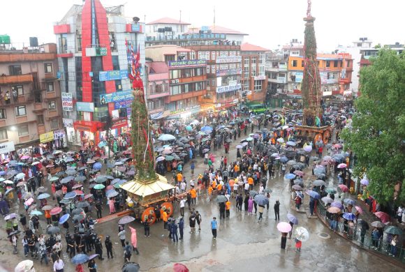 रातो मच्छिन्द्रनाथको रथ लगनखेल पुर्याइयो, नरिवल खसाल्ने जात्रा पर्सि