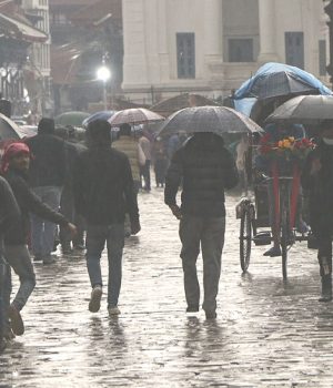 राति लुम्बिनी प्रदेशको पहाडी भूभागमा मेघगर्जनसहित भारी वर्षाको सम्भावना