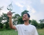 पातमा सपनाको चित्र कोर्दै माेरङका गौरव ढुङ्गाना