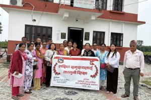 समुदायमै पुगेर कानुन सिकाउँदै उर्लाबारी न्यायिक समिति