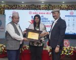 अरिहन्त मल्टिफाइबर्स सञ्चालक अश्विनी गोल्छालाई उद्योग संगठनको उच्च रोजगार सम्मान