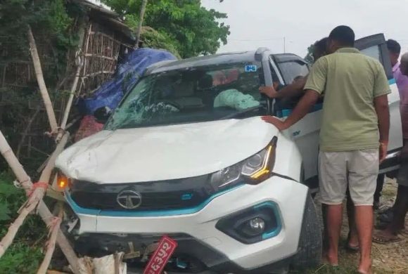 सुनसरीमा कारको ठक्करबाट वरिष्ठ सईको मृत्यु