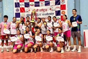 १०औं राष्ट्रिय खुला महिला बास्केटबलको उपाधि बूढानिलकण्ठलाई