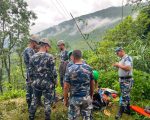 पर्वतको बन्जीसाइड भीरबाट हाम्फालेका व्यक्तिको शव निकालियो