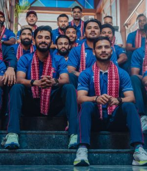 एक दिवसीय अभ्यास खेलमा नेपालले जर्सीलाई ८१ रनले हरायो