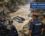 अझै भेटिएन कर्णाली नदीमा खसेको गाडी