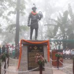 सोमेश्वरगढीमा प्रधानसेनापति अभिमानसिंहको शालिक अनावरण