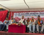 मुख्यमन्त्री बानियाँ द्वारा श्री चक्रज्योती माबी काभ्रेको भवन उद्घाटन