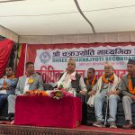 मुख्यमन्त्री बानियाँ द्वारा श्री चक्रज्योती माबी काभ्रेको भवन उद्घाटन