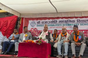 मुख्यमन्त्री बानियाँ द्वारा श्री चक्रज्योती माबी काभ्रेको भवन उद्घाटन