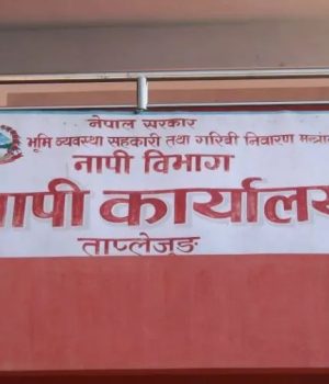 नापी कार्यालय ताप्लेजुङद्वारा झण्डै दोब्बर राजश्व सङ्कलन