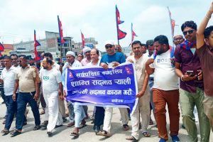 शान्ति, सुरक्षा कायम गर्न सद्भाव र्याली