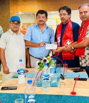 झापा गोल्डकपलाई अन्तर्राष्ट्रिय झापाली समाजको ४ लाख सहयोग