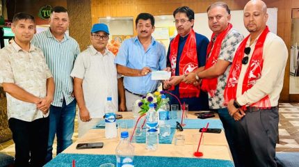 झापा गोल्डकपलाई अन्तर्राष्ट्रिय झापाली समाजको ४ लाख सहयोग
