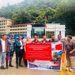 चीनबाट थुलुङ दुधकोशीलाई रु. २ करोड १७ लाखका स्काभेटर र रोलर अनुदान